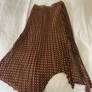 Zara pleated skirt